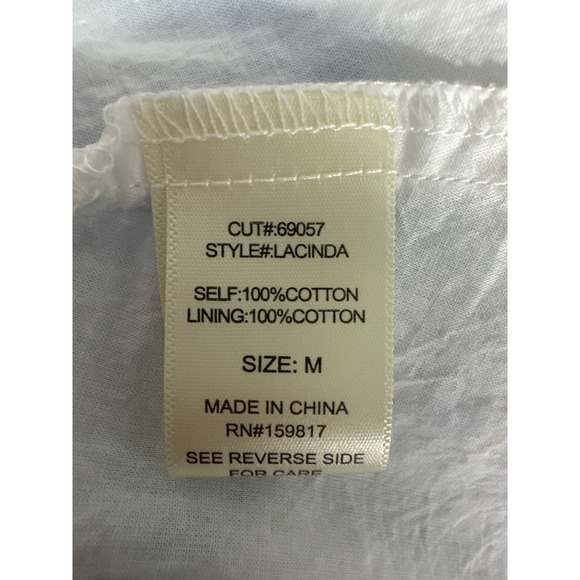 Altar D' State  Blue Floral Lace Tiered Maxi Skirt size M - Picture 12 of 13